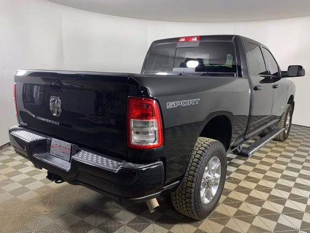 2021 Diamond Black Crystal Pearlcoat Ram 3500 Big Horn 4X4 Truck
