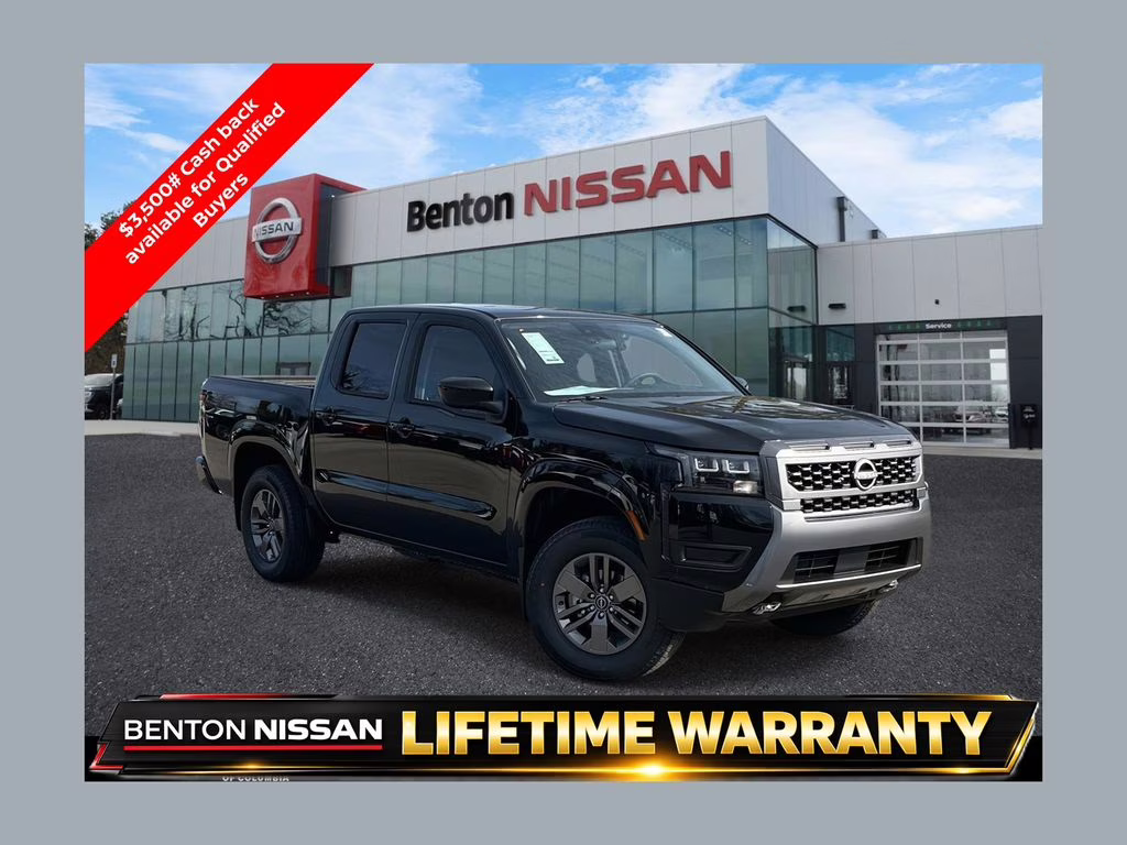 2026 Super Black Nissan Frontier SV 4X4 Truck