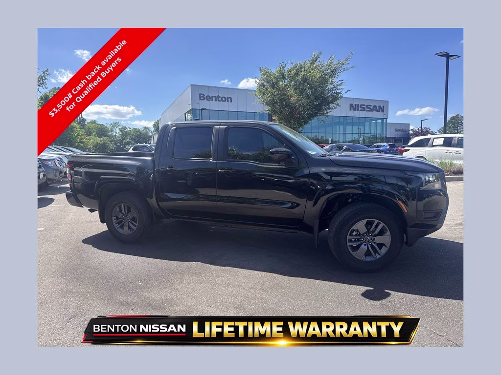 2026 Super Black Nissan Frontier SV 4X4 Truck