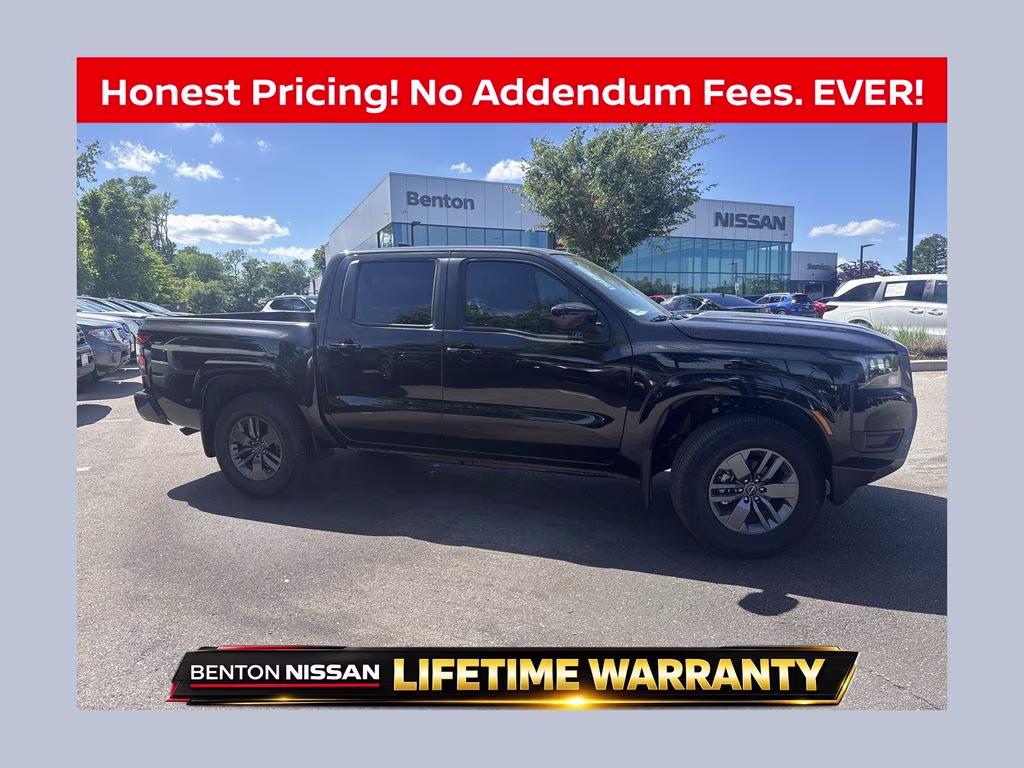 2026 Super Black Nissan Frontier SV 4X4 Truck