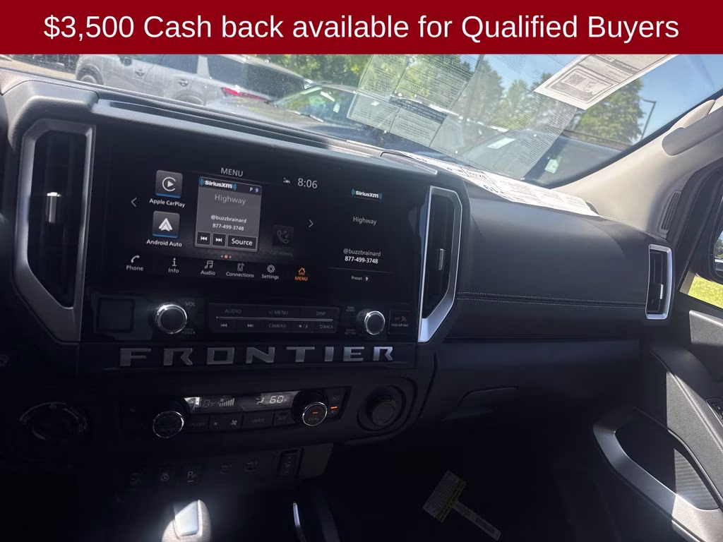 2026 Super Black Nissan Frontier SV 4X4 Truck