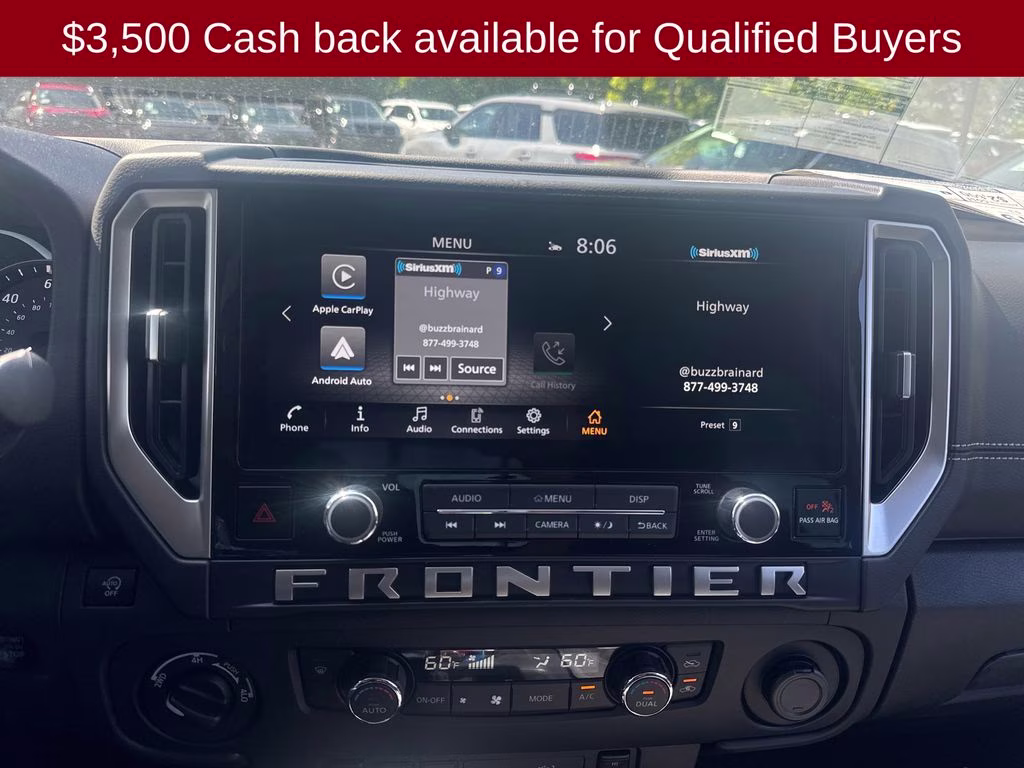 2026 Super Black Nissan Frontier SV 4X4 Truck