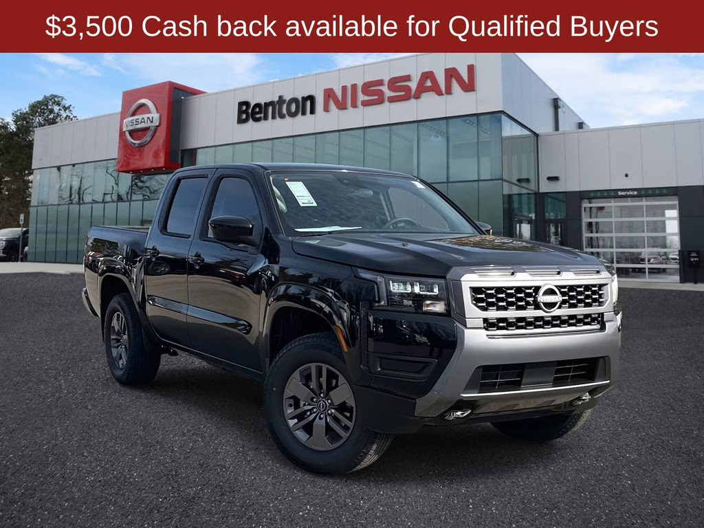 2026 Super Black Nissan Frontier SV 4X4 Truck