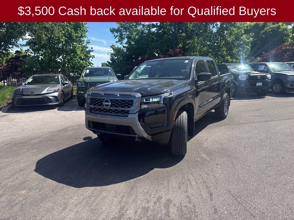 2026 Super Black Nissan Frontier SV 4X4 Truck