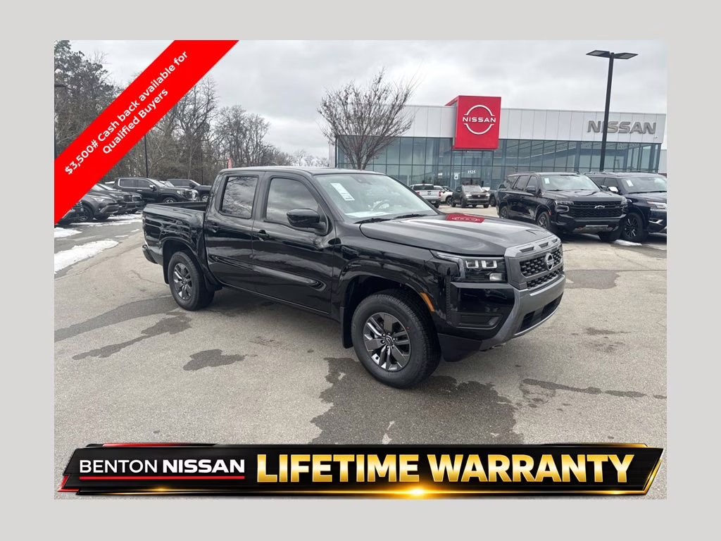 2026 Super Black Nissan Frontier SV 4X4 Truck