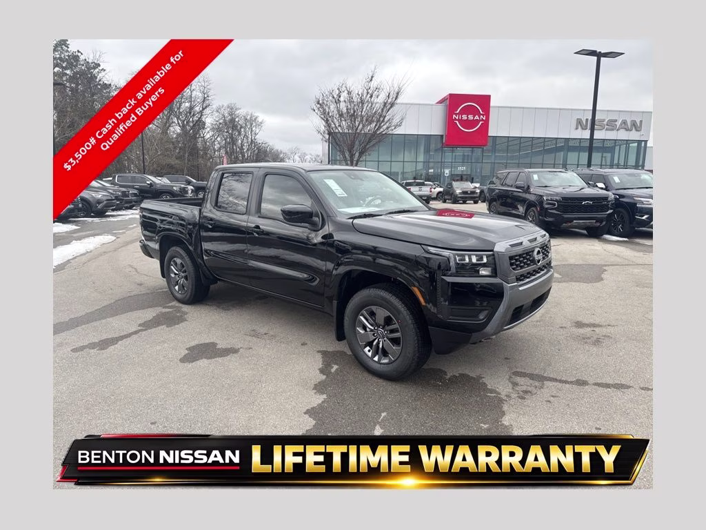 2026 Super Black Nissan Frontier SV 4X4 Truck