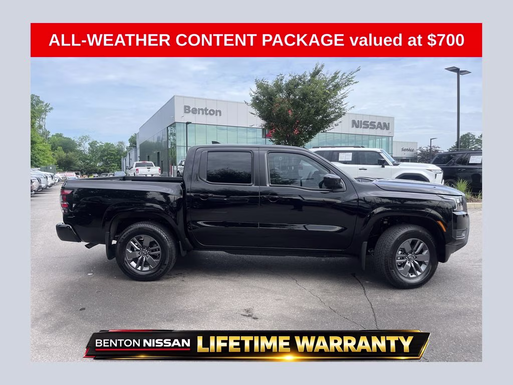 2026 Super Black Nissan Frontier SV 4X4 Truck