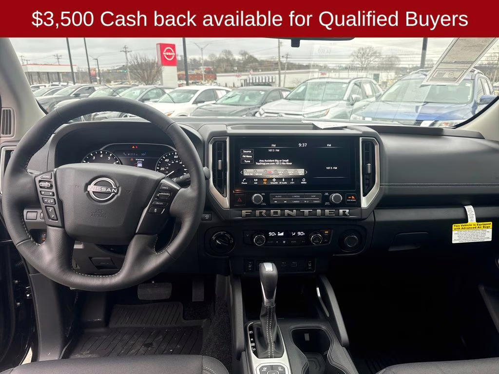 2026 Super Black Nissan Frontier SV 4X4 Truck