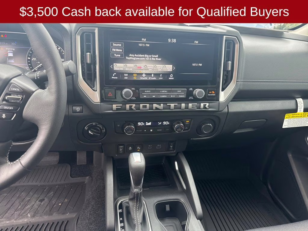 2026 Super Black Nissan Frontier SV 4X4 Truck