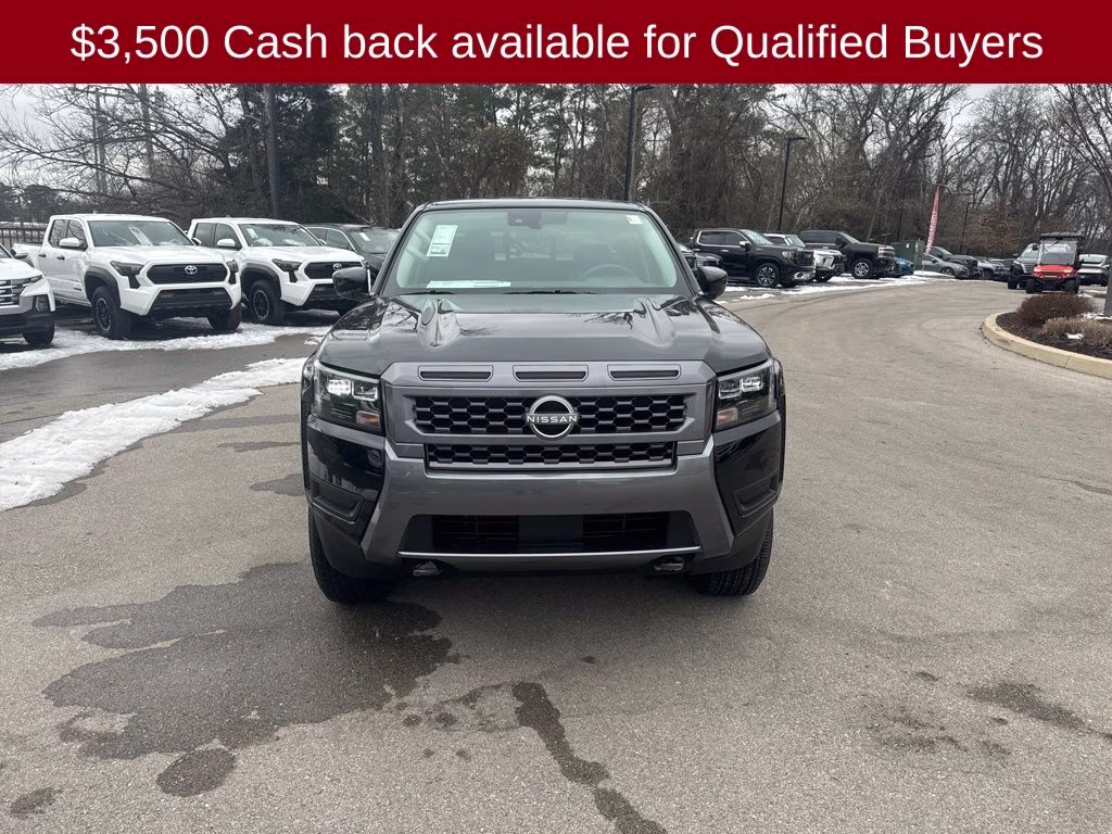 2026 Super Black Nissan Frontier SV 4X4 Truck