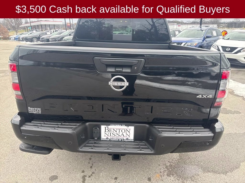 2026 Super Black Nissan Frontier SV 4X4 Truck
