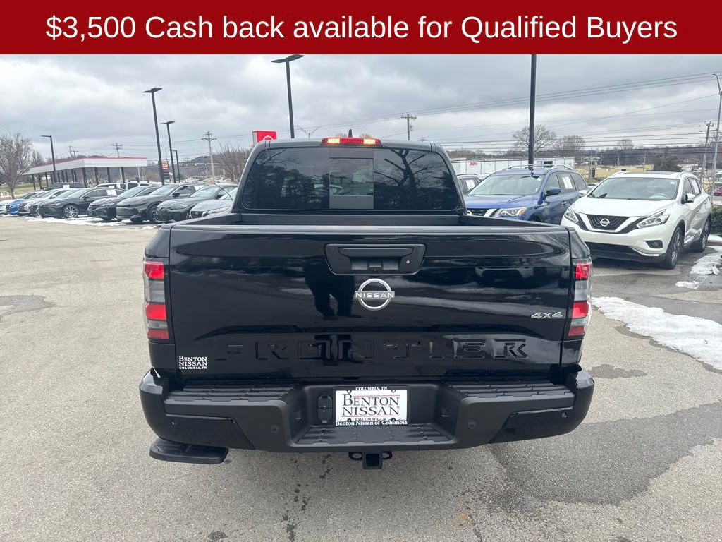 2026 Super Black Nissan Frontier SV 4X4 Truck