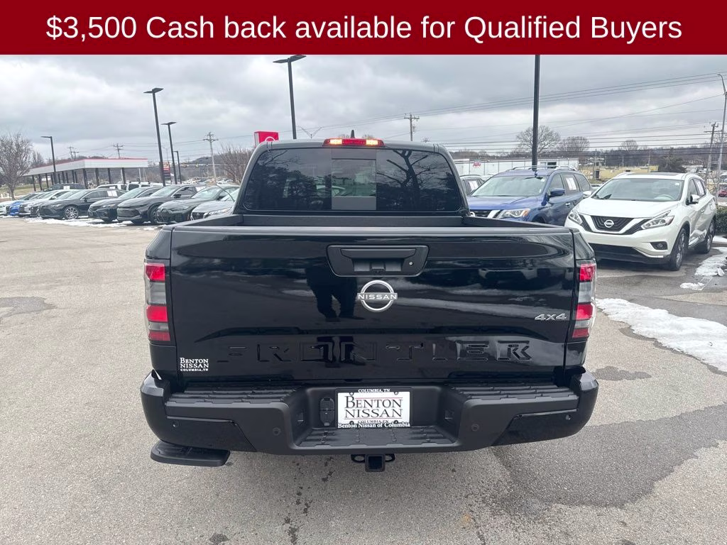 2026 Super Black Nissan Frontier SV 4X4 Truck