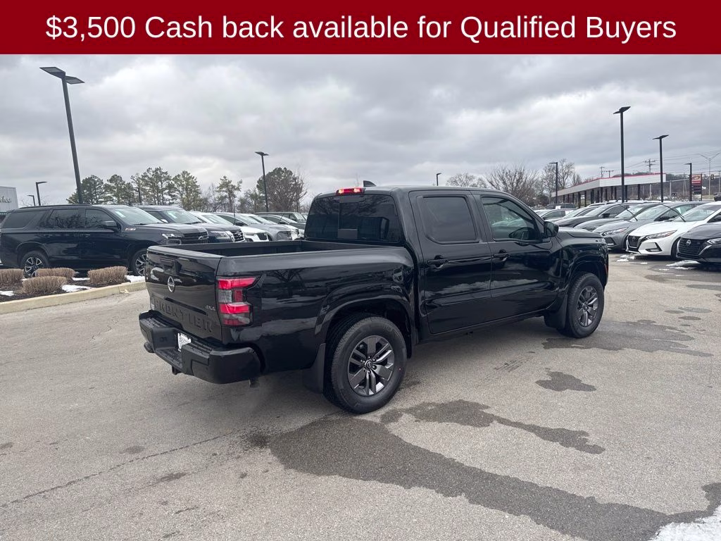 2026 Super Black Nissan Frontier SV 4X4 Truck