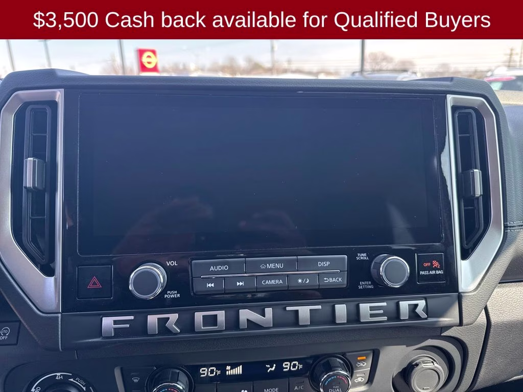 2026 Glacier White Nissan Frontier SV 4X4 Truck