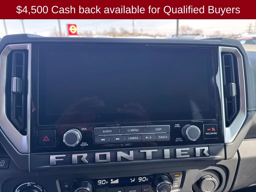 2026 Glacier White Nissan Frontier SV 4X4 Truck