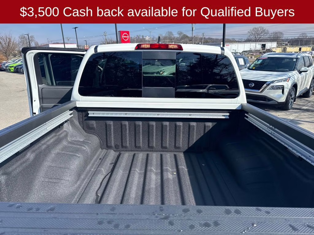 2026 Glacier White Nissan Frontier SV 4X4 Truck