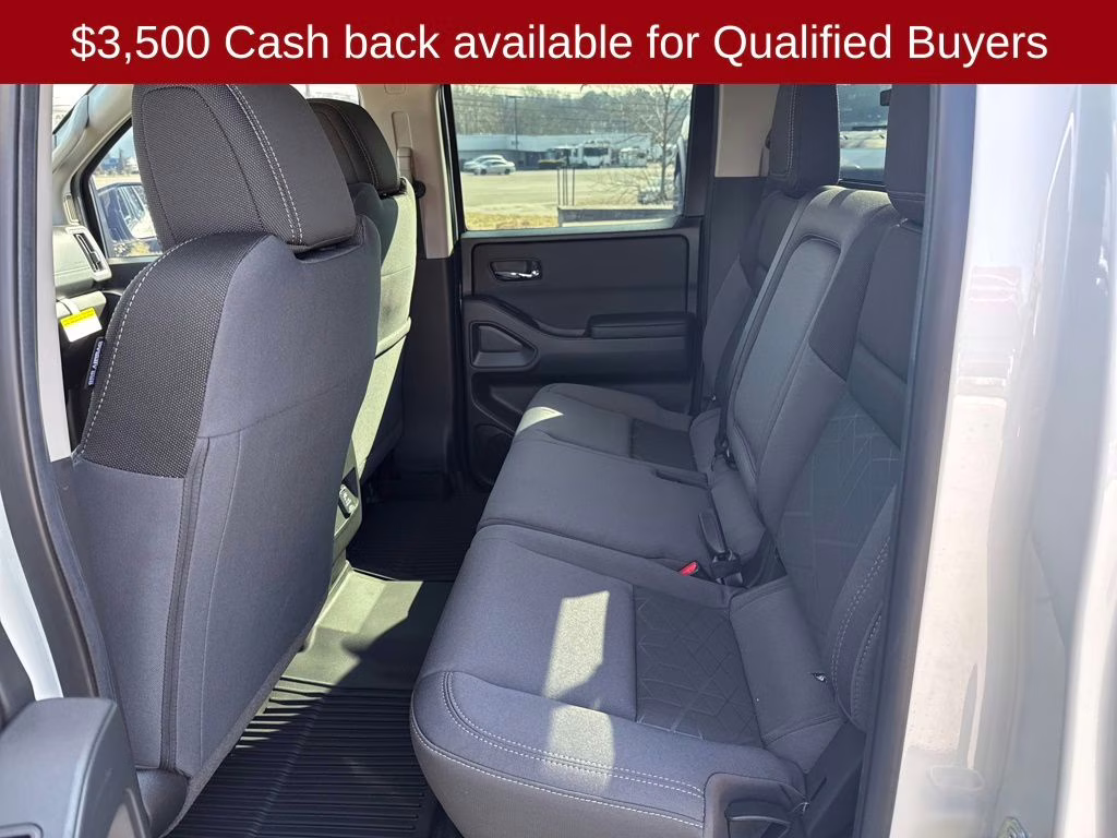 2026 Glacier White Nissan Frontier SV 4X4 Truck