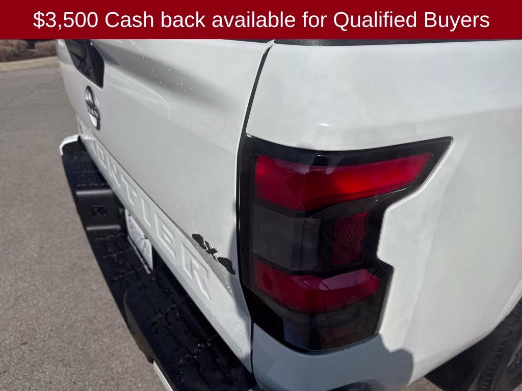 2026 Glacier White Nissan Frontier SV 4X4 Truck