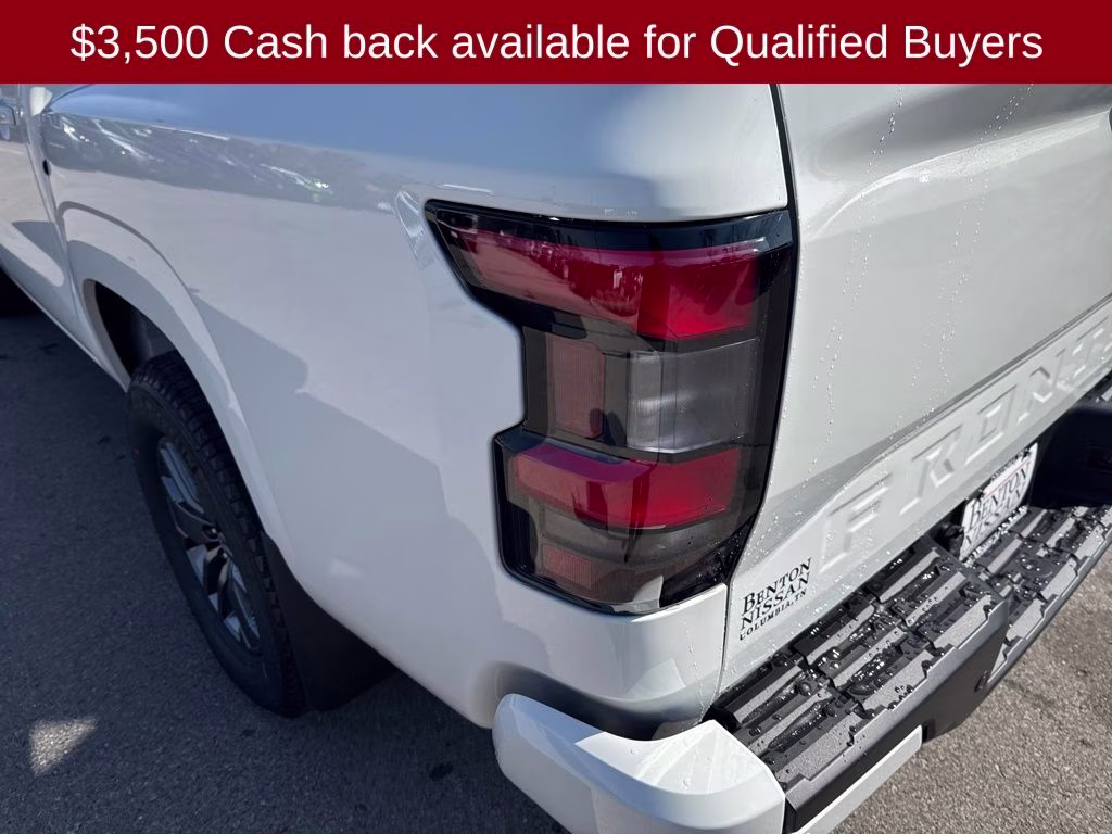 2026 Glacier White Nissan Frontier SV 4X4 Truck