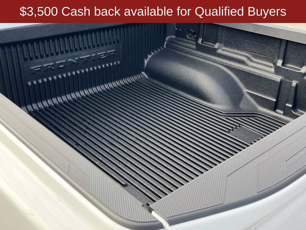 2026 Glacier White Nissan Frontier SV 4X4 Truck