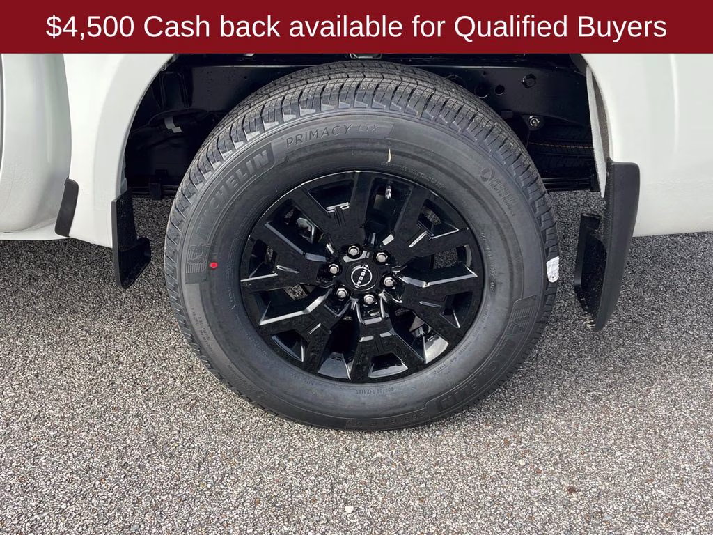 2026 Glacier White Nissan Frontier SV 4X4 Truck