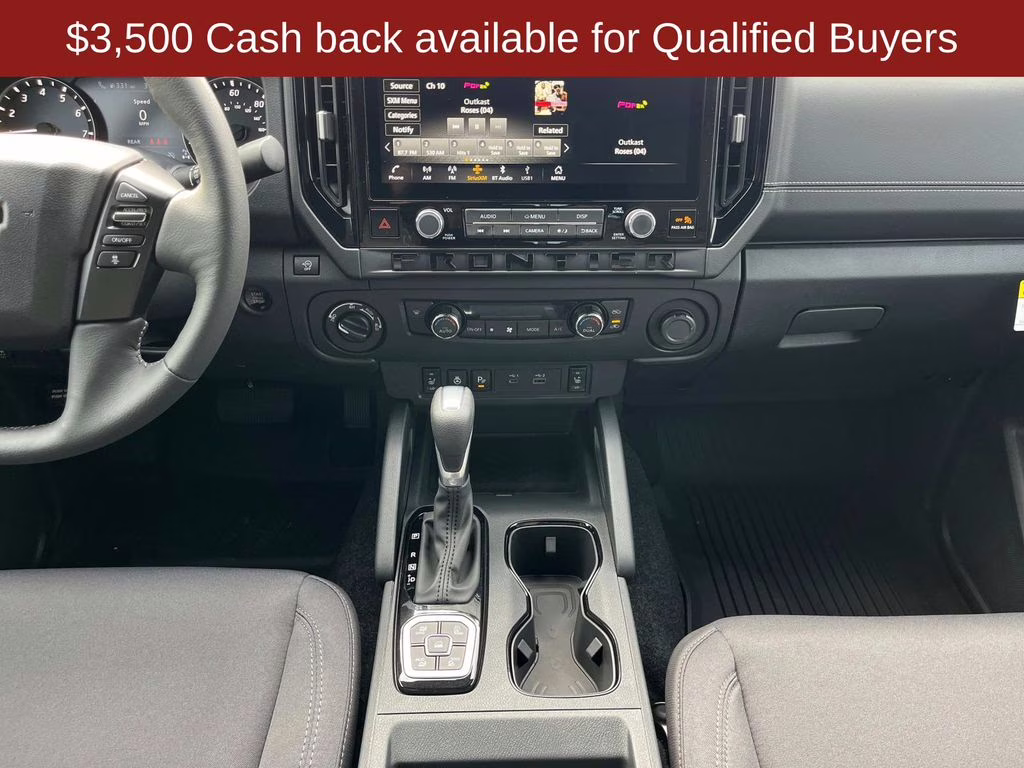 2026 Glacier White Nissan Frontier SV 4X4 Truck