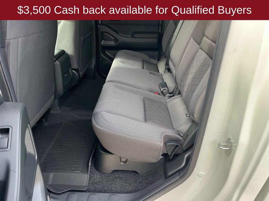 2026 Glacier White Nissan Frontier SV 4X4 Truck