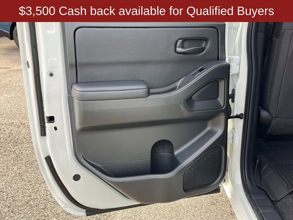 2026 Glacier White Nissan Frontier SV 4X4 Truck