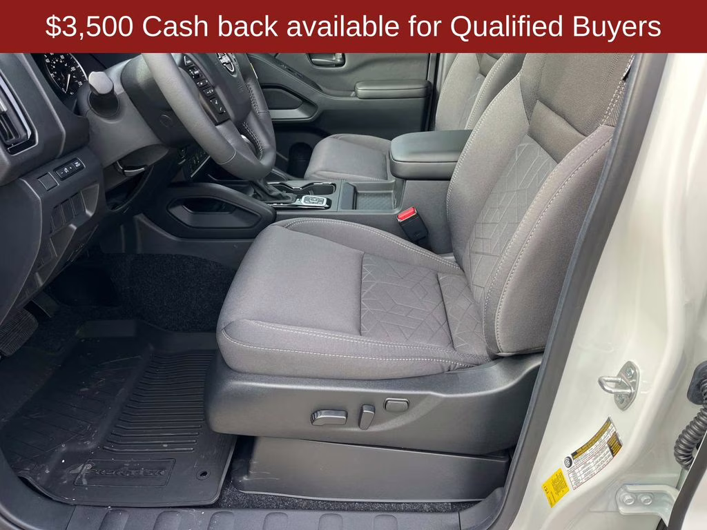 2026 Glacier White Nissan Frontier SV 4X4 Truck