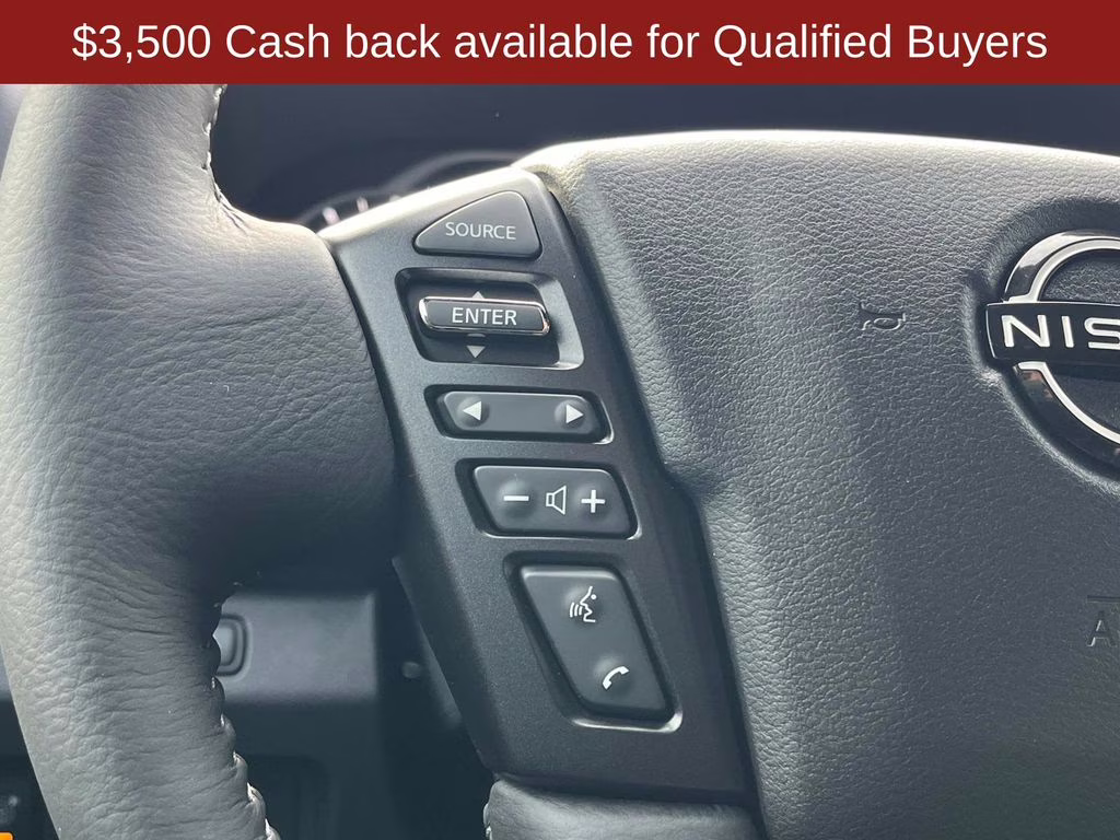 2026 Glacier White Nissan Frontier SV 4X4 Truck