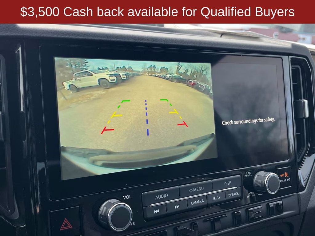 2026 Glacier White Nissan Frontier SV 4X4 Truck