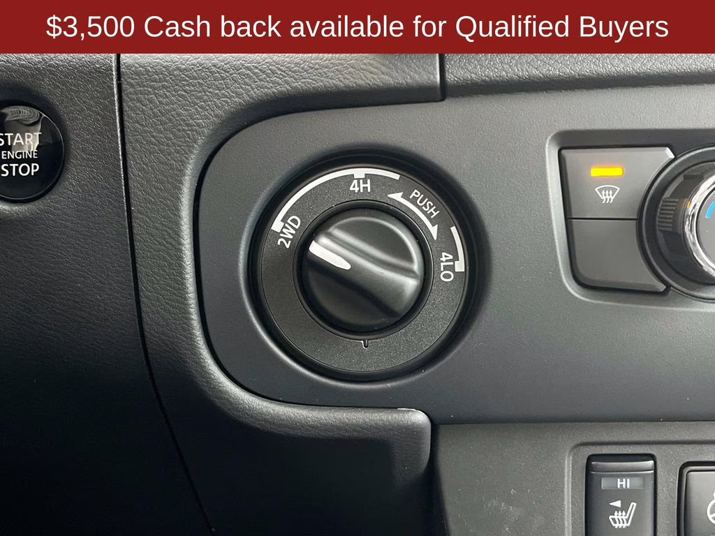 2026 Glacier White Nissan Frontier SV 4X4 Truck