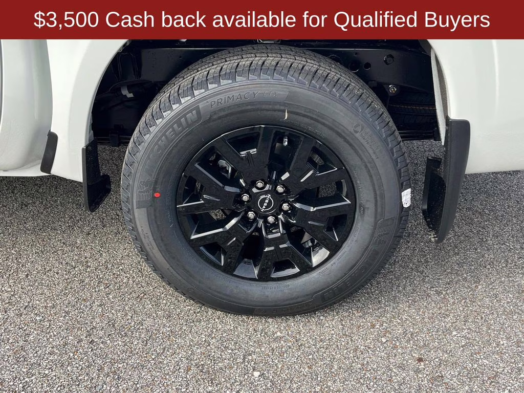 2026 Glacier White Nissan Frontier SV 4X4 Truck