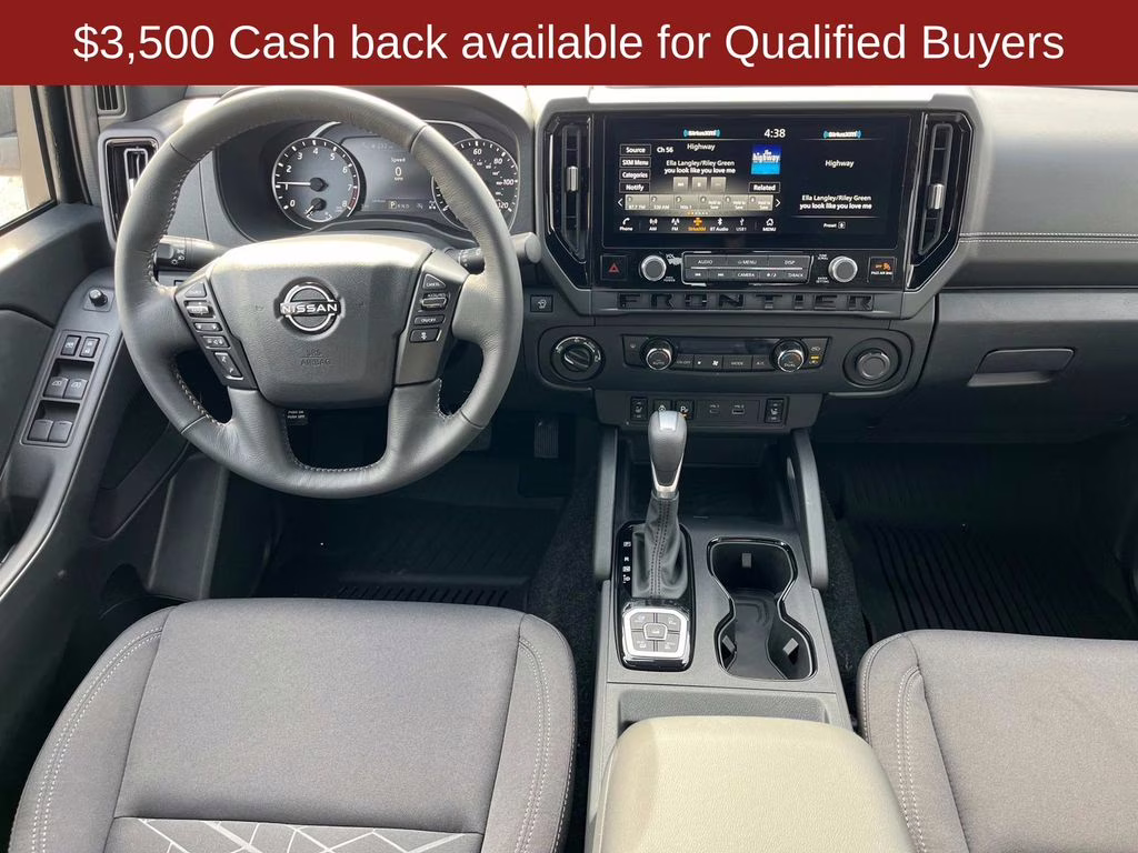 2026 Glacier White Nissan Frontier SV 4X4 Truck