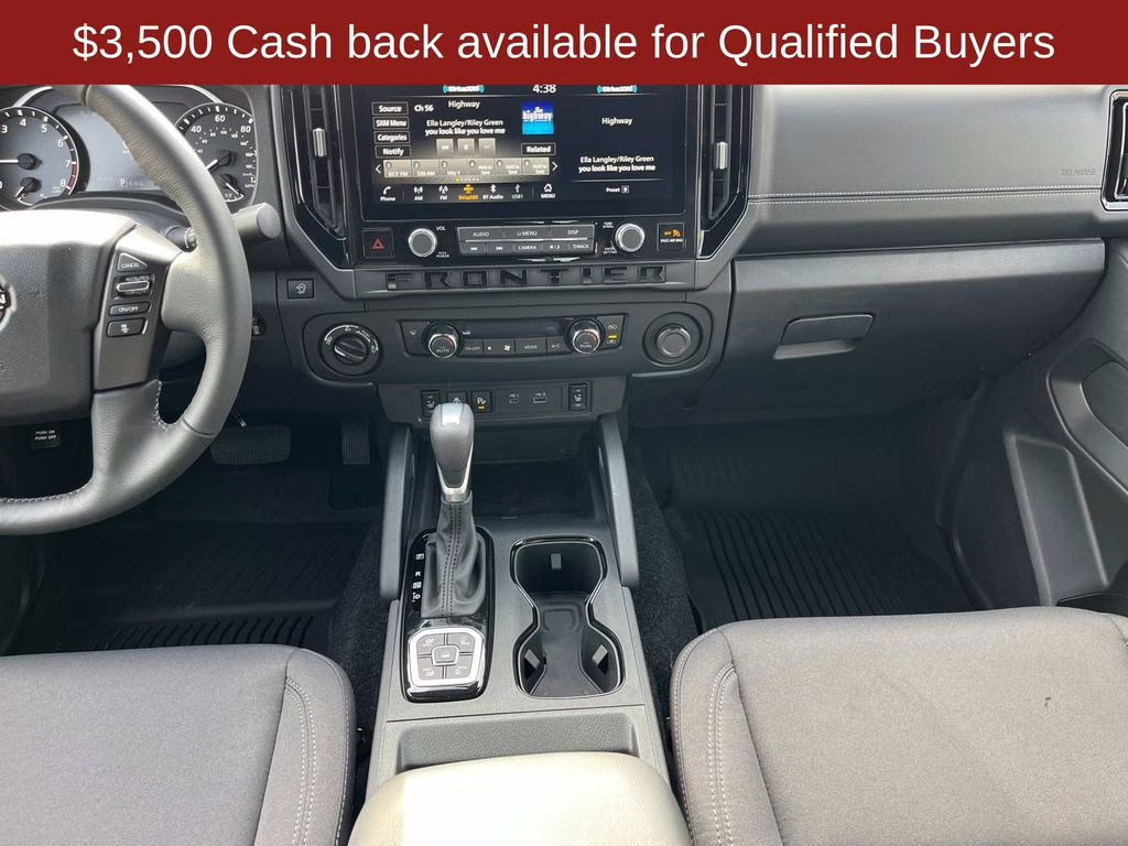 2026 Glacier White Nissan Frontier SV 4X4 Truck