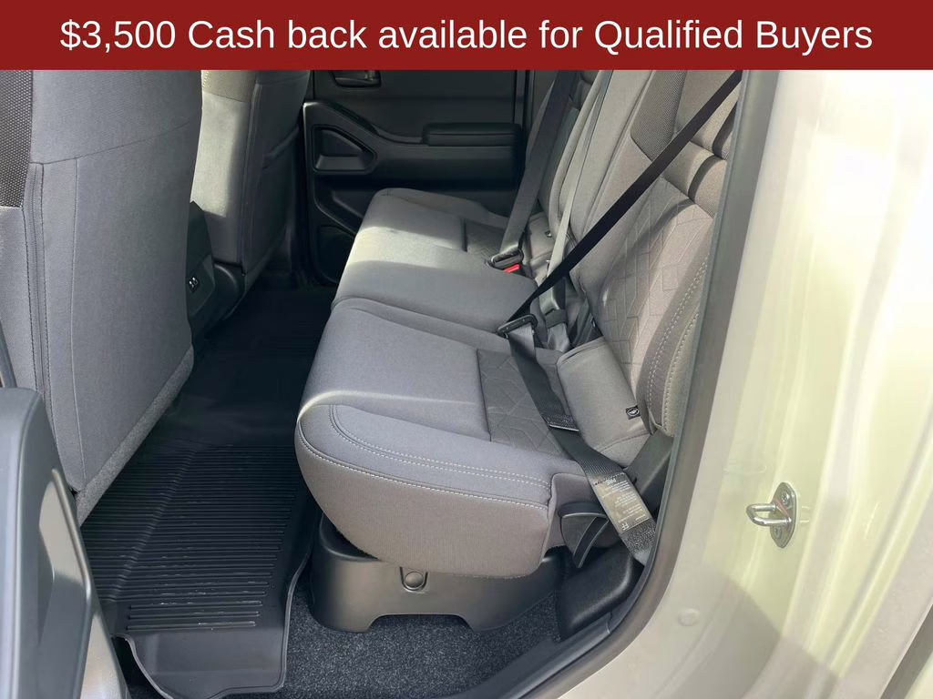 2026 Glacier White Nissan Frontier SV 4X4 Truck