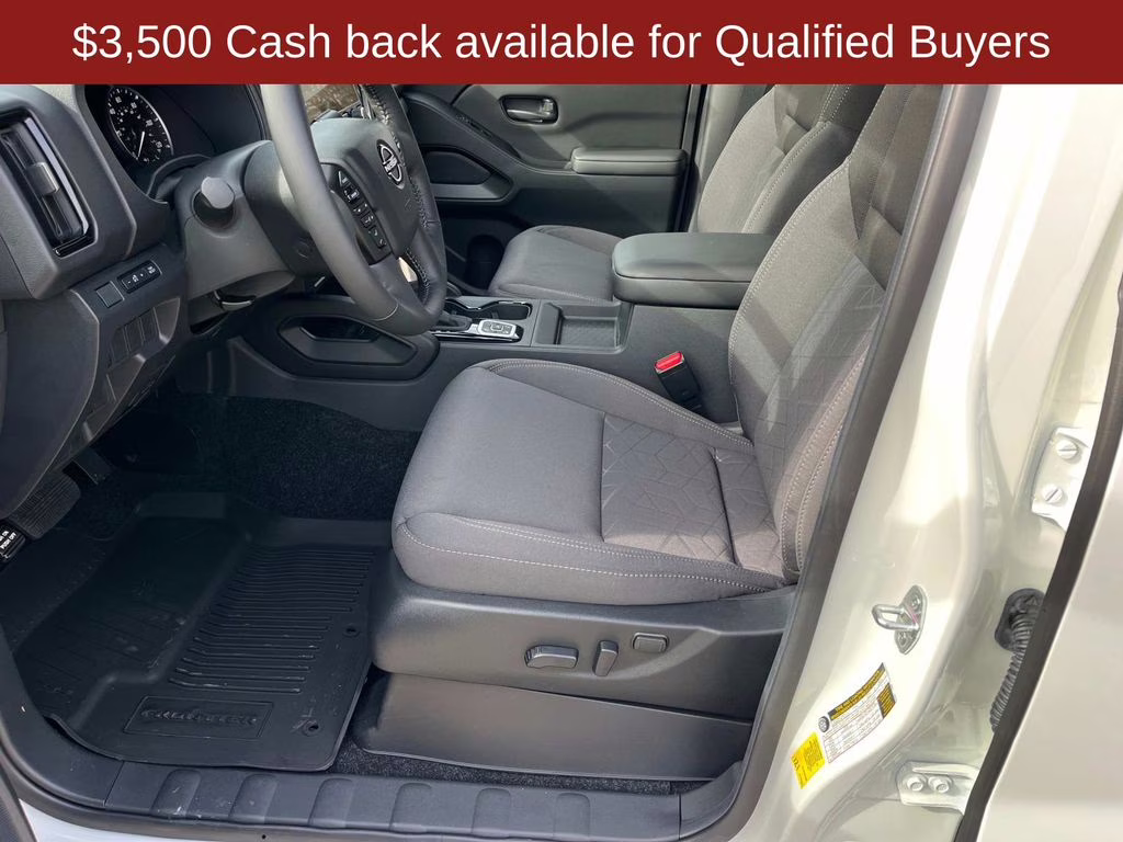 2026 Glacier White Nissan Frontier SV 4X4 Truck