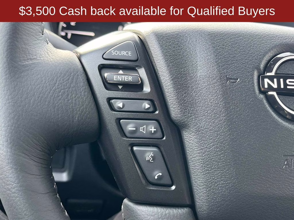 2026 Glacier White Nissan Frontier SV 4X4 Truck