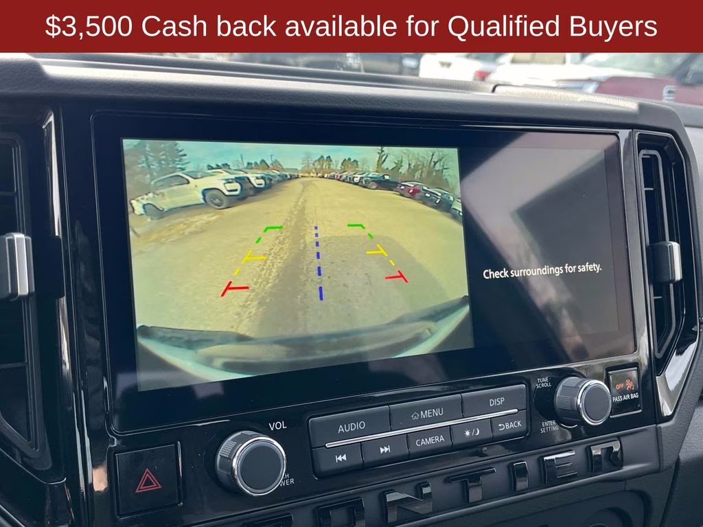 2026 Glacier White Nissan Frontier SV 4X4 Truck