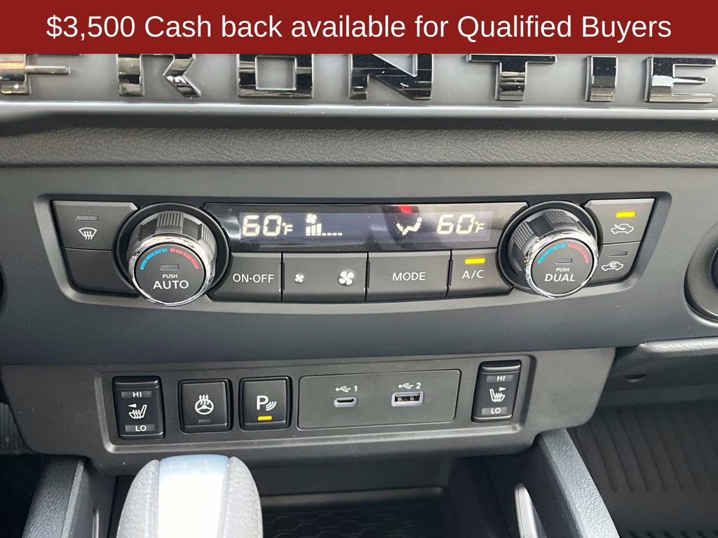 2026 Glacier White Nissan Frontier SV 4X4 Truck