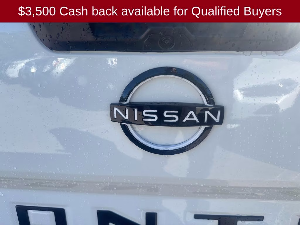 2026 Glacier White Nissan Frontier SV 4X4 Truck