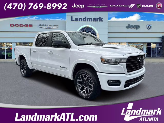 2026 Bright White Clearcoat Ram 1500 Laramie 4X4 Truck