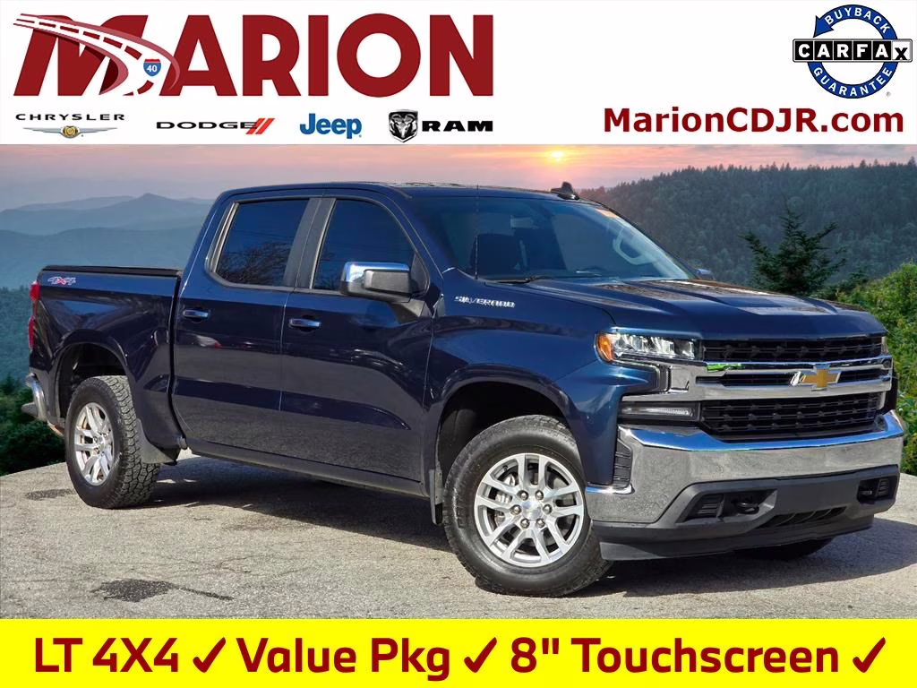 2020 Northsky Blue Metallic Chevrolet Silverado 1500 LT 4X4 Truck