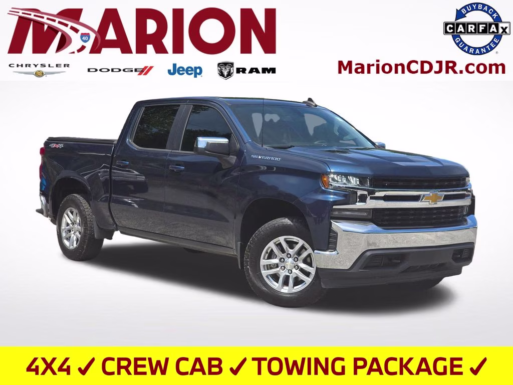 2020 Northsky Blue Metallic Chevrolet Silverado 1500 LT 4X4 Truck