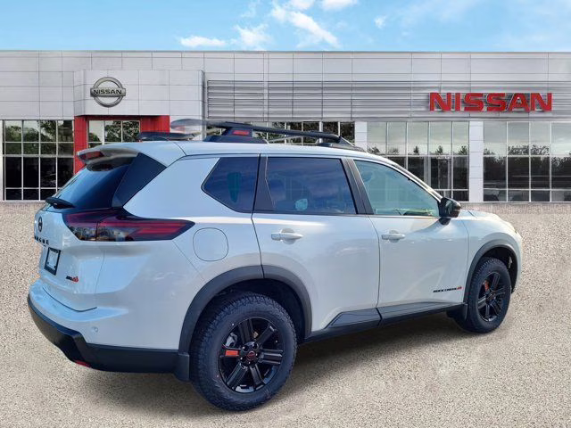 2026 Everest White Pearl Tricoat Nissan Rogue Rock Creek AWD SUV