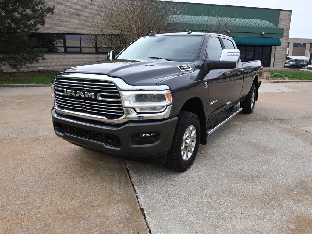 2024 Granite Crystal Metallic Clearcoat Ram 3500 Laramie 4X4 Truck