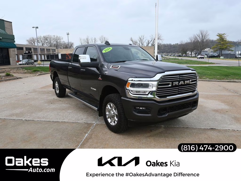 2024 Granite Crystal Metallic Clearcoat Ram 3500 Laramie 4X4 Truck