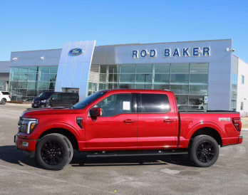 2025 Rapid Red Metallic Tinted Clearcoat Ford F-150 Platinum 4X4 Truck