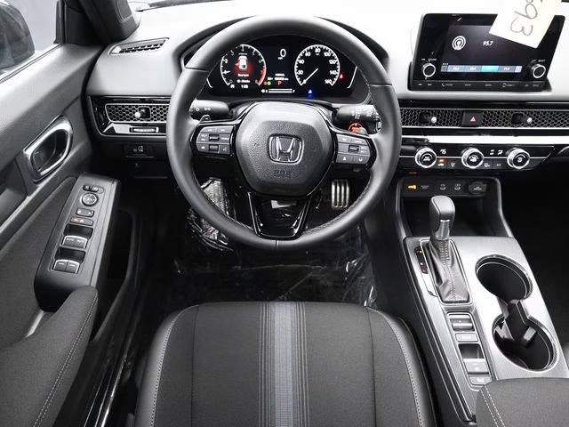 2026 Meteorite Gray Metallic Honda Civic Sport FWD Hatchback